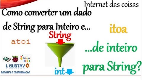 Como converter no código de String para INT ou Vice-Versa?