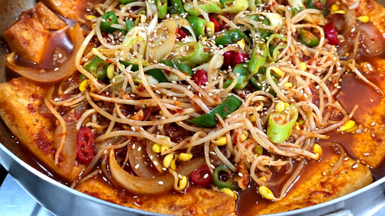 두부조림에 콩나물 꼭 넣어보세요! 시원칼칼~ 🍚밥 두공기 순삭입니다