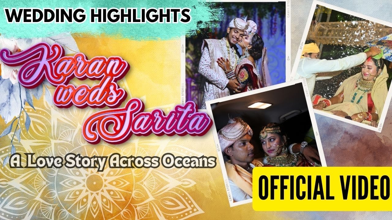 KARAN AND SARITA OFFICIAL WEDDING VIDEO // SUPUR SUPUR LANG TAHENA (REMAKE) #Saritahembram