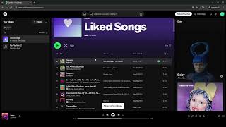 How to Share Your Entire Liked Songs on Spotify Web Player(desktop app ctrl+A to achieve the same) screenshot 4