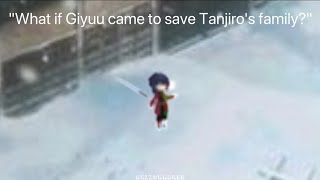"What if Giyuu came to save Tanjiro's family?" #kny #giyuutomioka #giyuu #tsutako #sabito #angst 