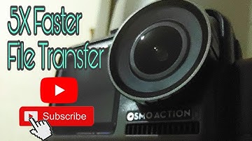 Transfer files from your DJI Osmo Action to your smart phone using USB type C cable/ Gel on 2 Wheels