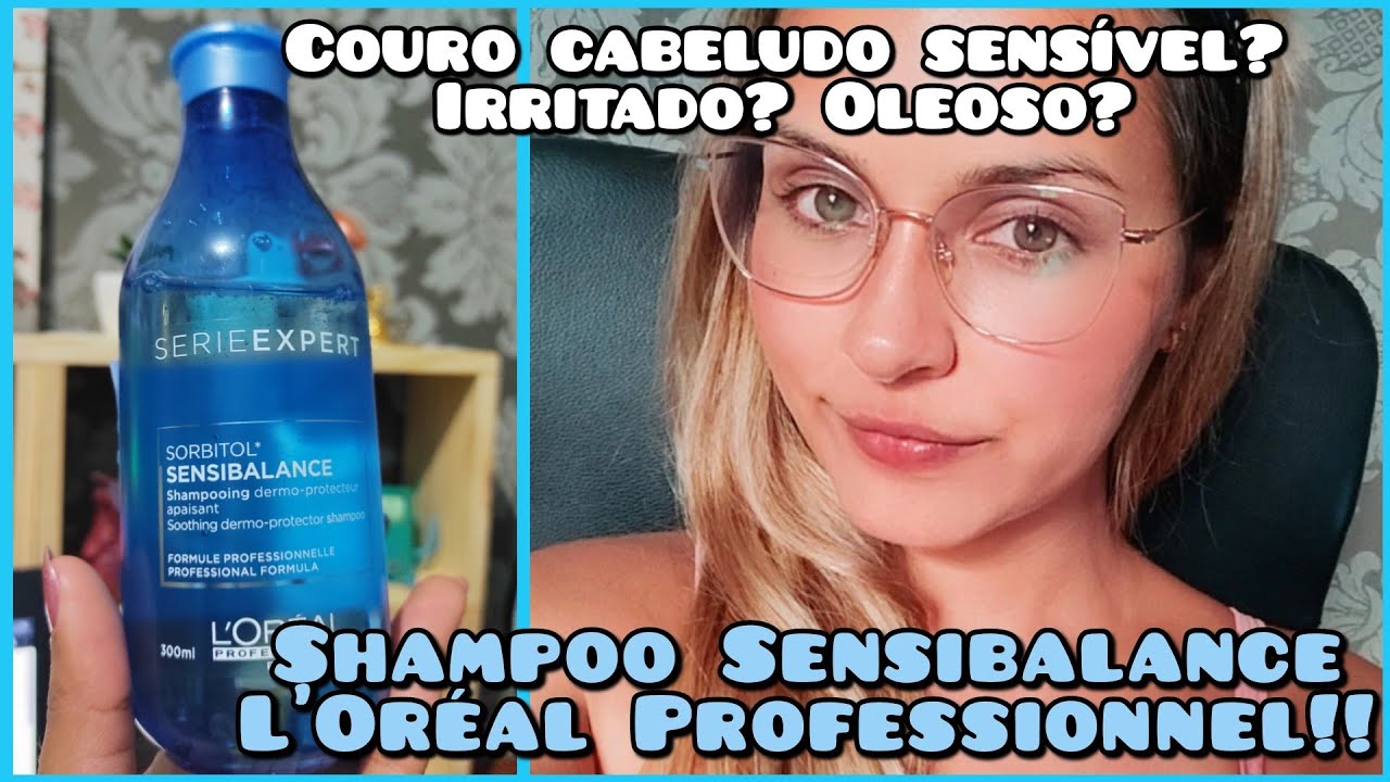 L'oréal Sensi Balance Shampoo 500 ml NOVO para alisamento brasileiro