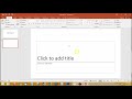 Cara Membuat Power Point Sederhana dengan Menu Home | Tutorial Power Point #1