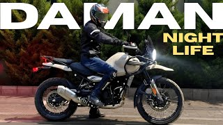 Daman Nightlife on Himalayan 450 | Cleanest Beach City I Visited👌