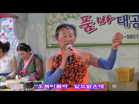 " 2017년 " 성주생명문화 축제 ~ 품바대공연 ~ 단장 * 오복이품바 * ( 달도밝은데 )