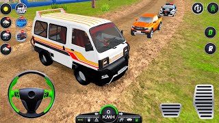 Real Coach Van Driving Games 2026 | Public Transport Minibus Offroad Driving | Android GamePlay