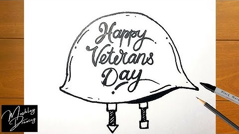 How to Draw Happy Veterans Day - Veterans Day Drawing Ideas