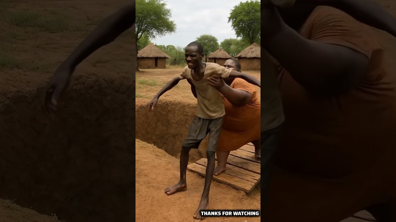 Funny Village Comedy 😂 Big Woman Pushes Skinny Man into Big Mud Pot | Must Watch