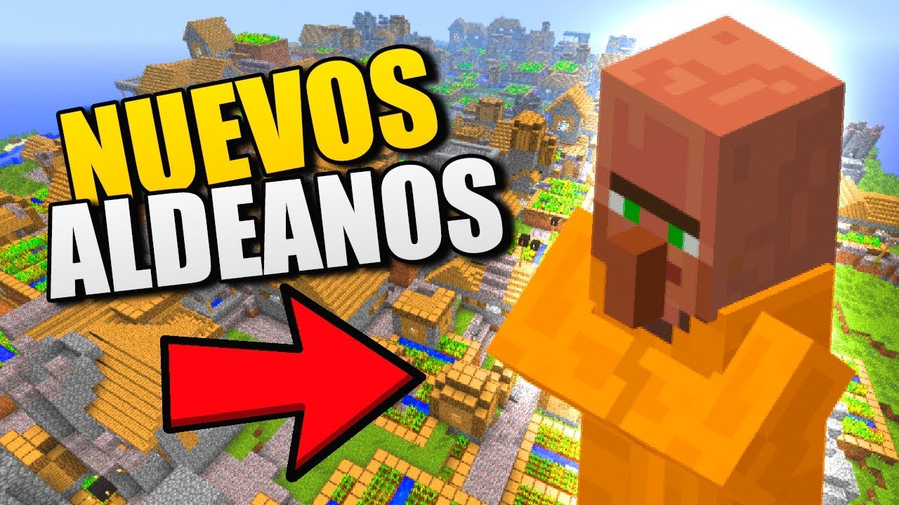 NUEVOS ALDEANOS EN MINECRAFT 1.14 👈 NUEVAS ALDEAS Y 