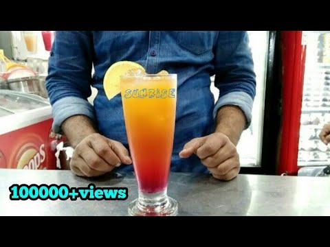 sunrise-mocktail-||-easy-steps-||-the-mocktail-house