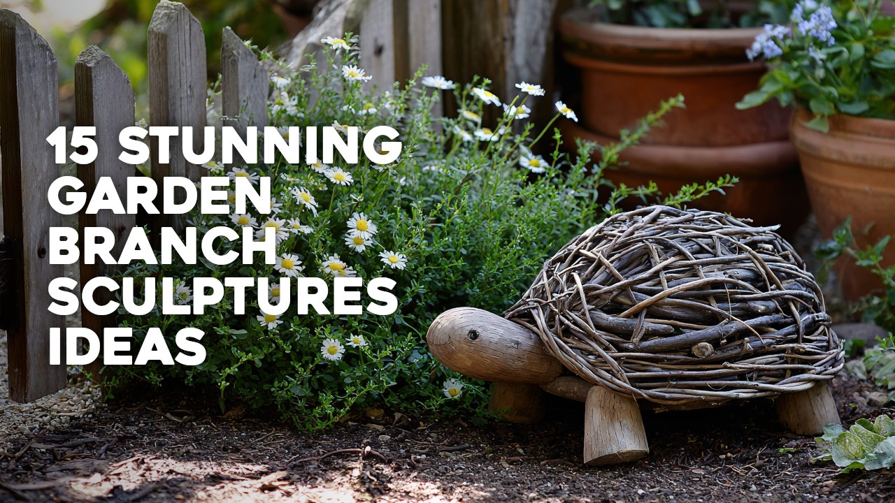 🪵 15 идей для скульптур из переработанных веток: идеи для оформления сада и открытых пространств