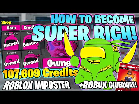 How To Get Free Credits Fast On Roblox Imposter Secret Codes Roblox Gift Card Robux Giveaway O Youtube - jacksepticeye song roblox id how to get free clothes no robux