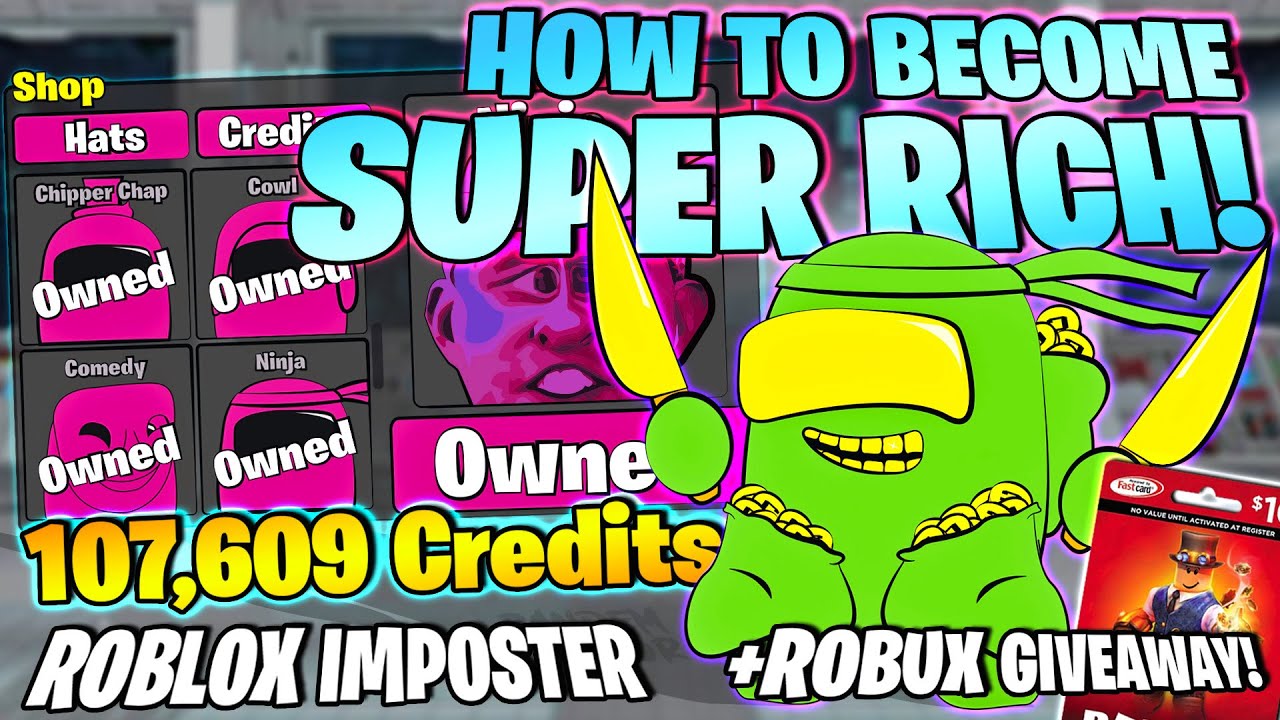 How To Get Credits Fast In Roblox Impostor Secret Codes Youtube - roblox error code 107