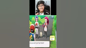 What happens when you join Team Rocket🚀 in Pokemon Let