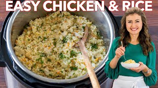 Instant Pot Chicken and Rice  | One Pot - 30 min Dinner image