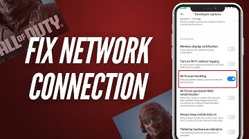 How To Fix NETWORK CONNECTION ERROR In COD Call of Duty 2025 | Fix COD Mobile Wifi Issue