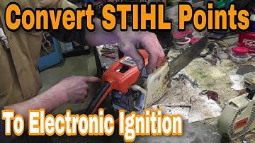 How To Convert Stihl 028 031 032 From Points and Condenser to Electronic Ignition