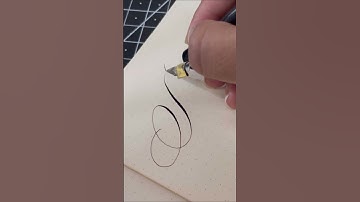 Flourished A #copperplatecalligraphy #copperplatescript #copperplate #flourishing