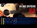 Como tocar Ya Me Entere de REIK en Guitarra Acustica | Tutorial COMPLETO