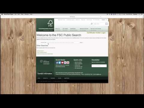 How to use the FSC Database