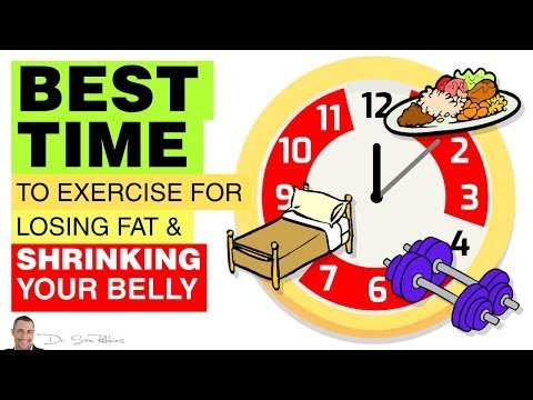 �� Best Time To Exercise For Losing Fat & Shrinking Your Belly by Dr Sam Robbins