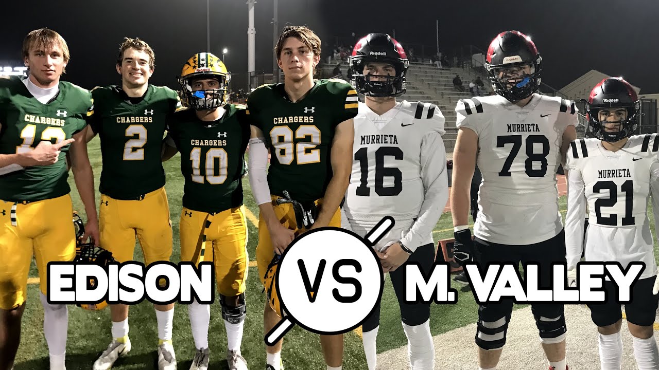 EDISON VS MURRIETA VALLEY | HS Football Playoffs Round 1 | @SportsRecruits Official Highlight Mix