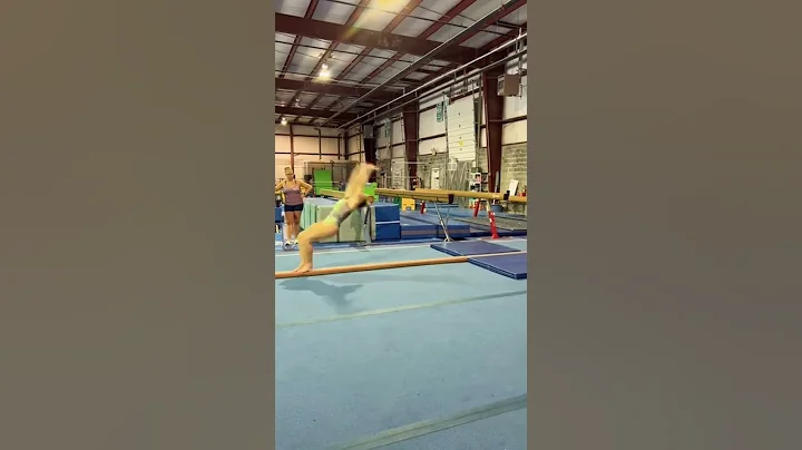 Back handspring Back layout step out progression #...