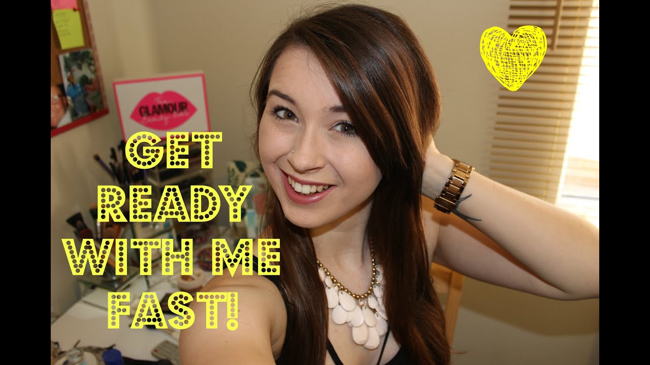 Get Ready With Me FAST - Running Late