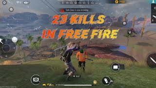 Unbelievable 23 Kills in Free Fire - Ultimate Gameplay!