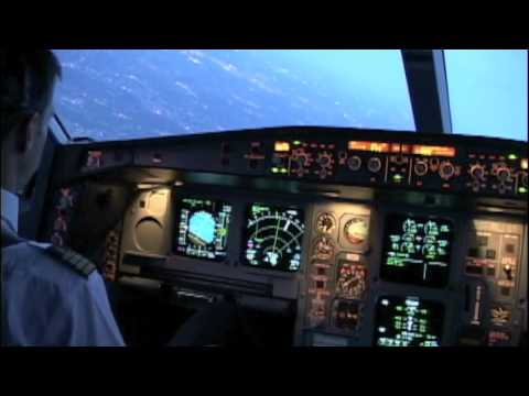 New York JFK to Boston Cockpit Airbus A330