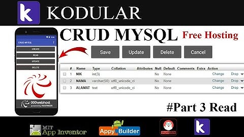 CRUD MYSQL (Part 3 Read) - Kodular