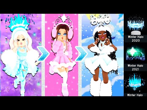 Making An Outfit For EVERY WINTER HALO In Royale High... Roblox