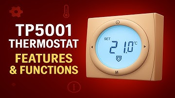 TP5001 thermostat: Setting the schedule | Self-help guide