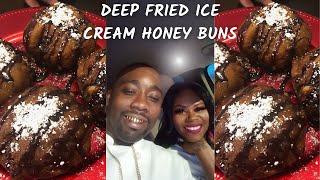 Deep Fried Ice Cream Honey Buns!