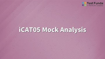 iCAT05 mock analysis - Testfunda