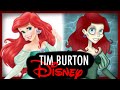 What if Tim Burton drew Disney Princesses?