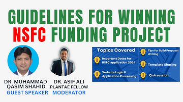 Guidelines for winning NSFC (National Natural Science Foundation of China) funding Project