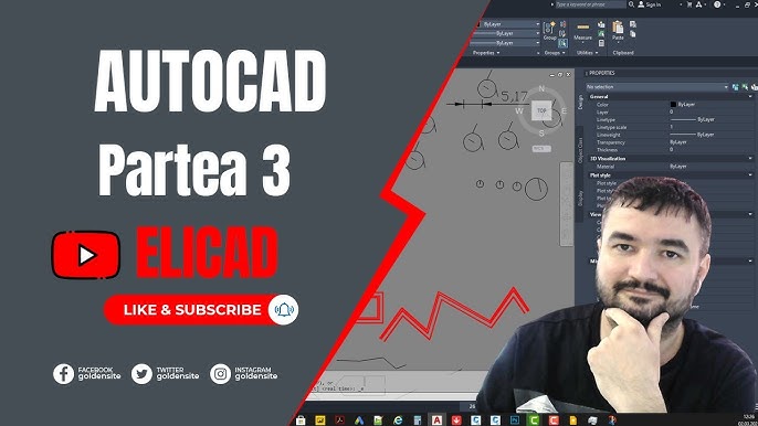 Desen AutoCad pentru Începători Partea 1. AutoCad Tutorial in ...