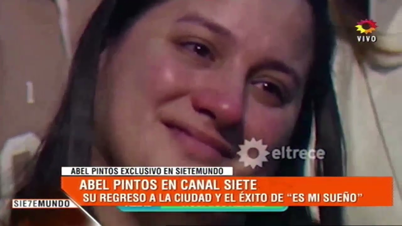 Abel Pintos en Canal Siete. La previa de su show en Bahía y el éxito de Es mi sueño