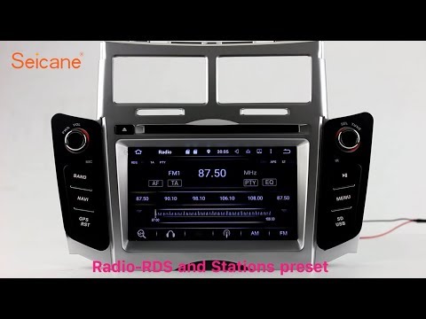 Android 7.1 2005-2011 Toyota Yaris Radio Dvd Player Gps Navigation Head Unit With Swc Usb Sd - Youtube