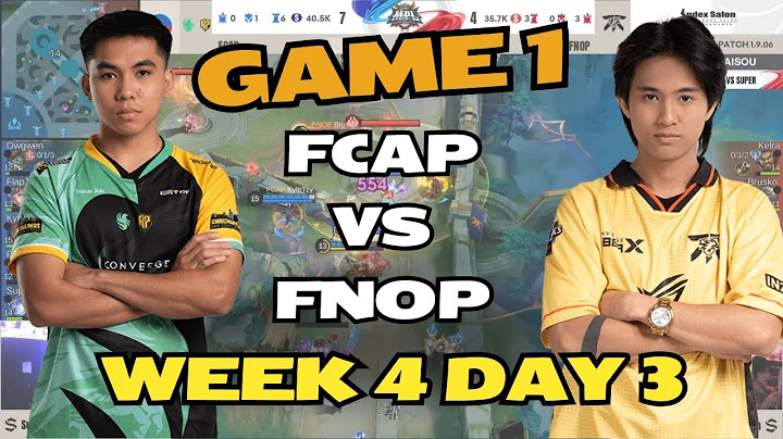 MPL PH S14 Week 4 Day 3: FCAP vs FNOP - Game 1 Full Match