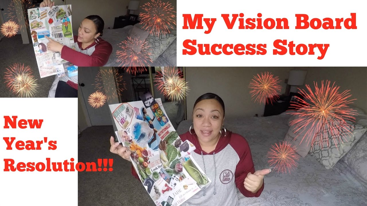 my new year story new years resolutions and my own vision board success my new year story new years resolutions and my own vision board success