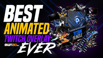 BEST Animated Twitch Overlay Pack EVER | Animated Stream Overlay | Download