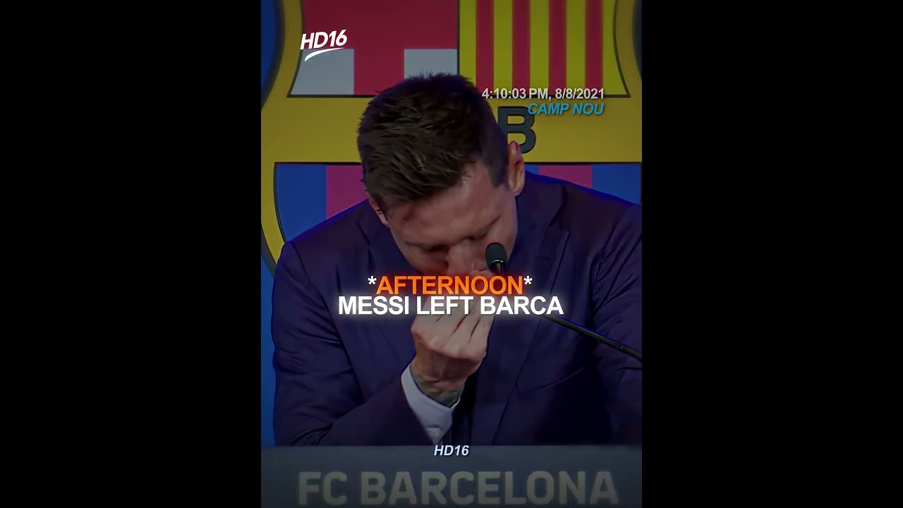 The Day Messi Left Barcelona 