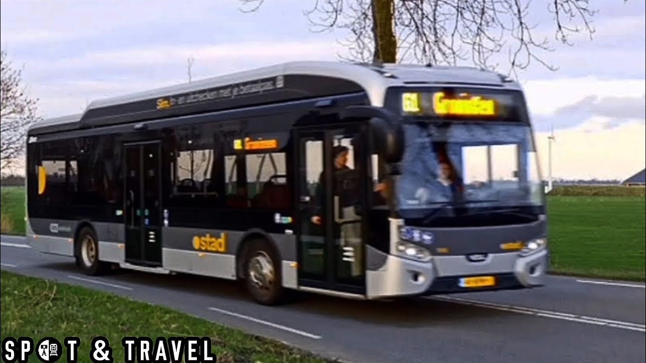 Afwijkend: Stad-Citea op streeklijn 61! Doorkomst Ellerhuizen, 1-3-24 // City bus on regional line!