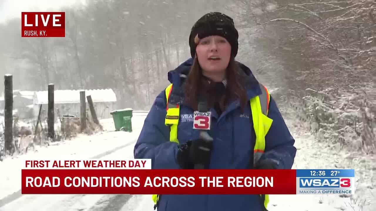 Road conditions across the region - YouTube