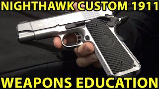 NIGHTHAWK Custom 1911. Amseome! Weapons Education
