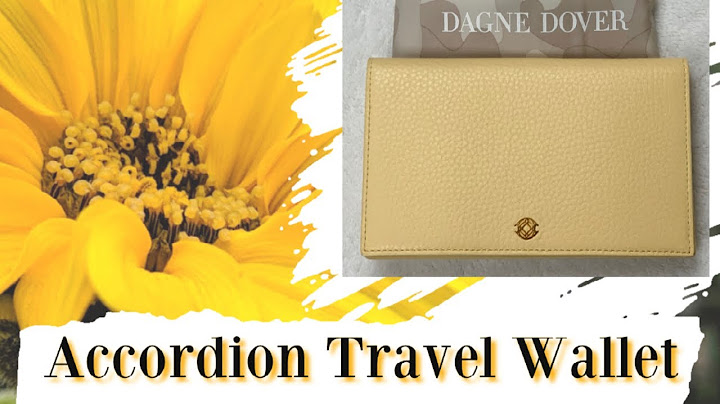 Dagne Dover | Accordion Travel Wallet | Pollen (Summer Release)