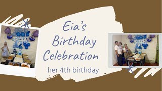 Eia’s 4th Birthday Celebration 🥳 | Sol Alili